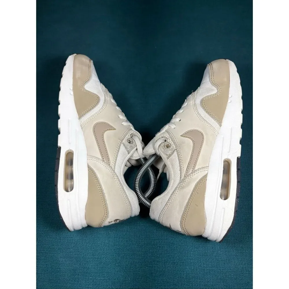 Nike Air Max 1 GS Light Orewood Brown Sail Sneakers Size 6.5Y / Women’s 8 DZ3307